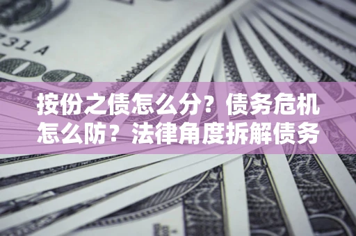 北京按份之债怎么分？债务危机怎么防？法律角度拆解债务分配与风险自保指南