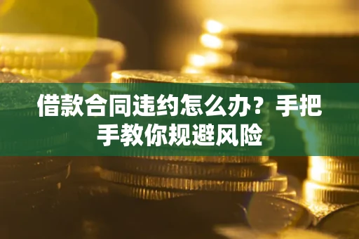 北京借款合同违约怎么办？手把手教你规避风险