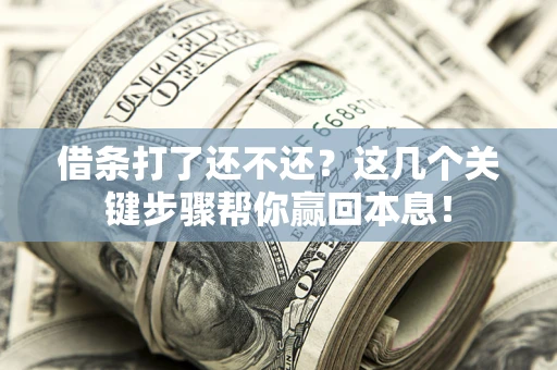 北京借条打了还不还？这几个关键步骤帮你赢回本息！