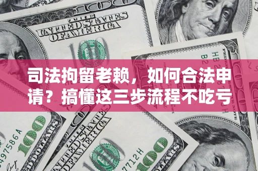 北京司法拘留老赖，如何合法申请？搞懂这三步流程不吃亏！
