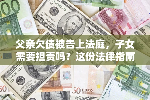 北京父亲欠债被告上法庭，子女需要担责吗？这份法律指南必须看完