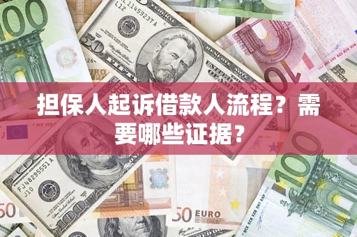 北京担保人起诉借款人流程？需要哪些证据？