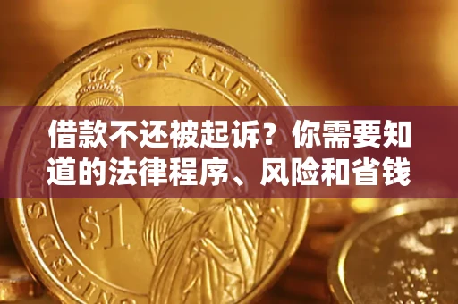 北京借款不还被起诉？你需要知道的法律程序、风险和省钱技巧